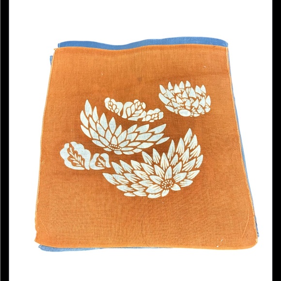 Set Of 8 Multicolor Japanese Cotton Tenugui Hand Towel Napkins W Floral Pattern - Picture 7 of 12